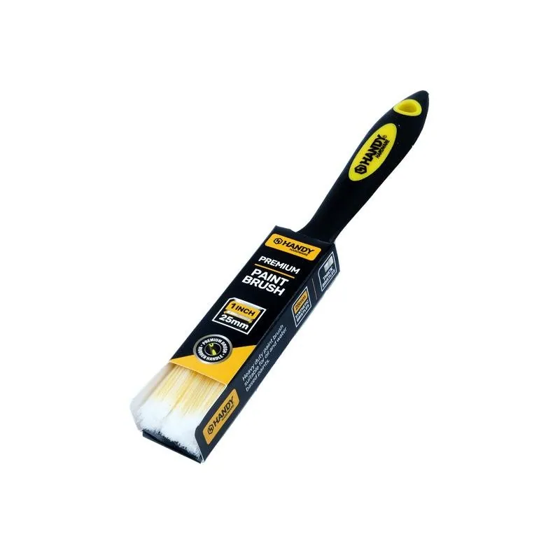 Paint Brush with Rubber Handle 25.4mm – image 3
