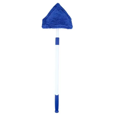 Microfibre Triangular Head Cleaning Tool with Extendable Pole 55cm - 90cm