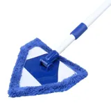 Microfibre Triangular Head Cleaning Tool with Extendable Pole 55cm - 90cm – image 2