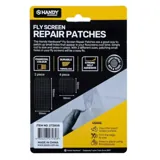 Flyscreen Adhesive Repair Sheets 9pc Black (3pc 10cm X 5cm, 6pc 5cm X 5cm) – image 3