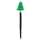 Stake Light Solar Christmas Tree 1LED 8cm X 40cm Types Cool White 1 Function – image 1