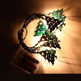 Christmas Fairy String Light Battery Operated Premium Metal Ornament Series One 10LED 2.1m Total Length Warm White 1 Function 4 Assorted Designs Requires – image 2