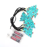 Christmas Fairy String Light Battery Operated Premium Metal Ornament Series One 10LED 2.1m Total Length Warm White 1 Function 4 Assorted Designs Requires – image 1