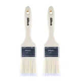 Paint Brush Wooden Handle 50mm 2pk (Suitable for Latex, Oil & Water Based Paints) – image 1