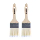 Paint Brush Wooden Handle 63mm 2pk (Suitable for Latex, Oil & Water Based Paints) – image 1