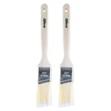 Paint Brush Wooden Handle Edger 38mm 2pk (Suitable for Latex, Oil & Water Based Paints) – image 1