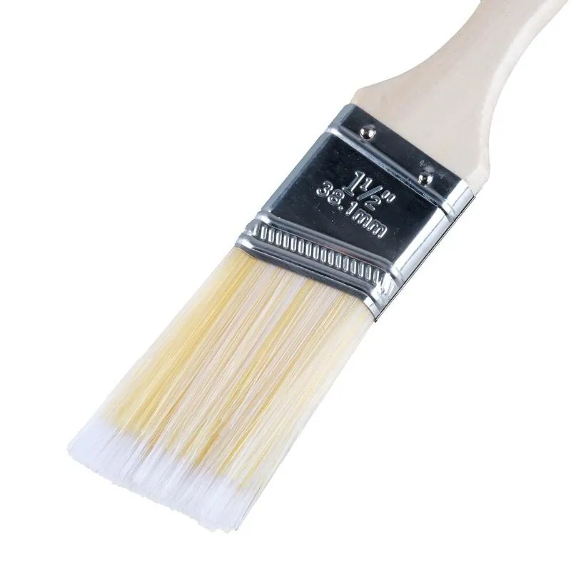Paint Brush Wooden Handle Edger 38mm 2pk (Suitable for Latex, Oil & Water Based Paints) – image 2