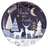 Christmas Paper Plates Round Enviro Disposable 10pk Large - 25cm Dia 6 Assorted Designs – image 3