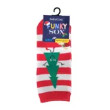 Socks Kids Funky Christmas Crew Cut 10 Assorted Designs 2 Assorted Sizes: Aus 9-12 (5-7yrs) & Aus 13-3 (8-10yrs) – image 2