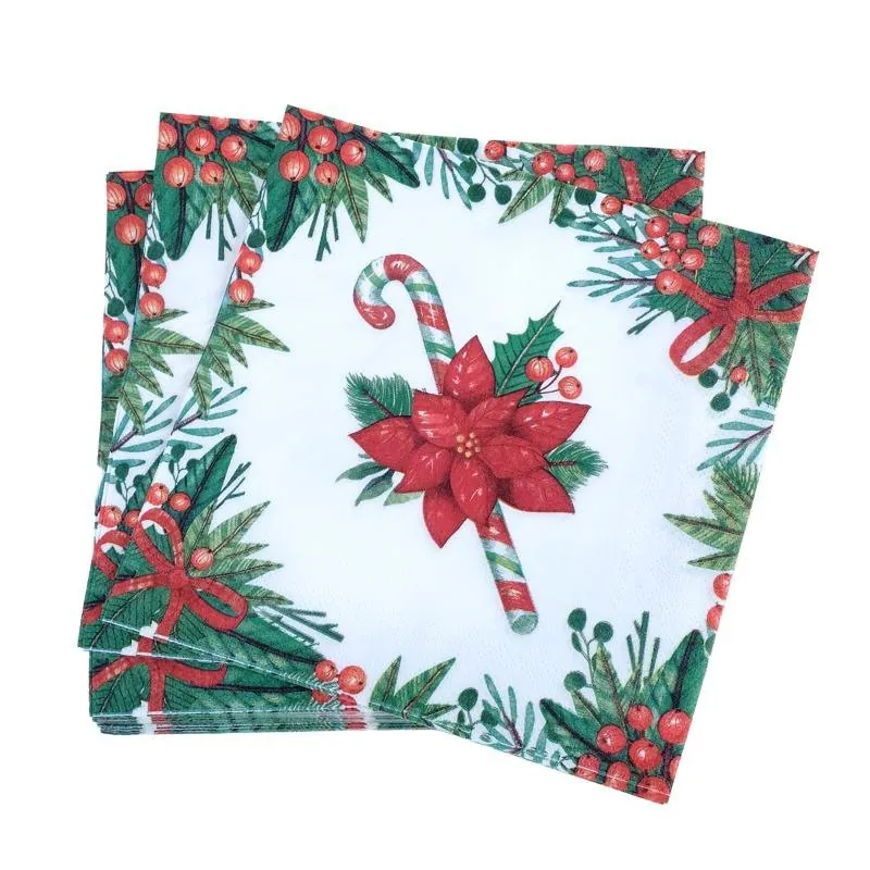 Napkin Christmas 25pk 2ply 30cm X 30cm 12 Assorted Designs – image 3