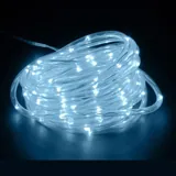 Christmas Rope Light Solar 100LED 12m Total Length Cool White 8 Functions – image 2
