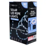 Christmas Rope Light Solar 100LED 12m Total Length Cool White 8 Functions – image 3