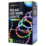 Christmas Rope Light Solar 100LED 12m Total Length Mutli Colour 8 Functions – image 3