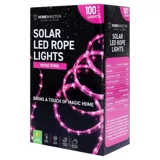 Christmas Rope Light Solar 100LED 12m Total Length Pink 8 Functions – image 3