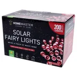 Christmas Fairy Light Solar 200LED 13.5m Total Length Red 2 Functions – image 3