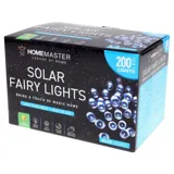 Christmas Fairy Light Solar 200LED 13.5m Total Length Blue 2 Functions – image 3