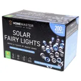 Christmas Fairy Light Solar 200LED 13.5m Total Length Cool White & Blue 2 Functions – image 3