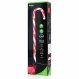 Christmas Stake Light Solar Candy Cane 8LED 16.5cm X 70cm Cool White LED 4 Assorted Outer Colours: Red, Green, Yellow & Blue 8 Function – image 3