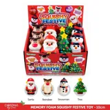 Toy Squeeze Me Memory Foam Santa, Christmas Tree, Reindeer & Snowman – image 4