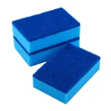Sponge with Top Scourer 3pk - 12.5cm X 8.3cm X 3.5cm – image 1