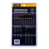 Driver Bit and Socket Adaptors 16pc Set (Includes 10 Bits, 6 Connectors) – image 3