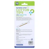 Cotton Tip Applicator with Bamboo Stem 350pk (Double Ended) 7.3cm – image 3