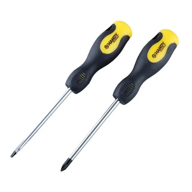 Screwdriver Phillips & Flat Head 2pk 6 X 100mm Large – image 2