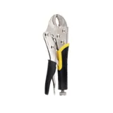 Locking Pliers Adjustable Carbon Steel Black & Yellow Comfort Grip Handle 150mm – image 1