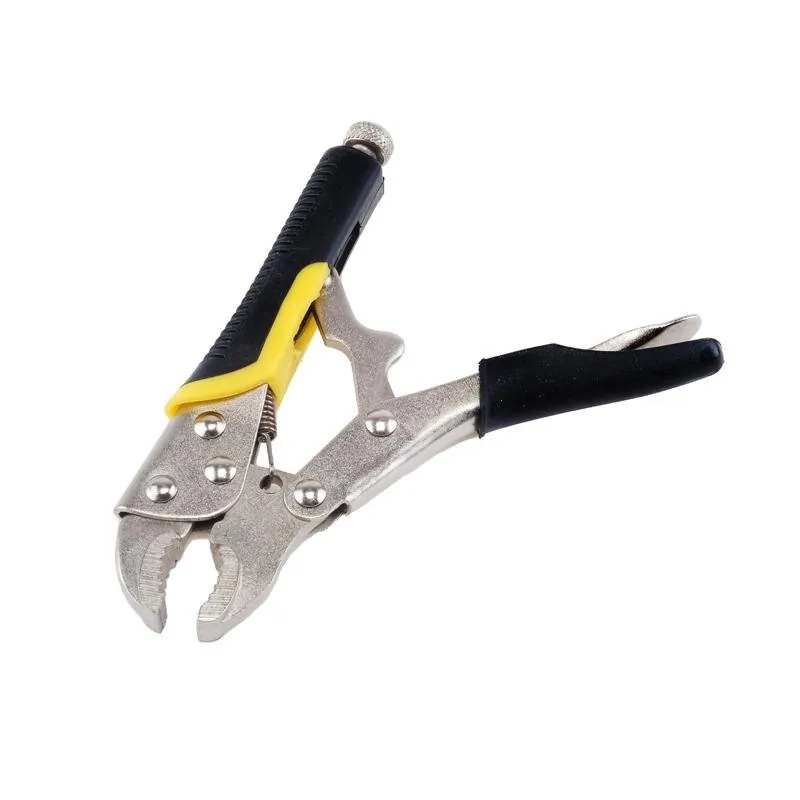 Locking Pliers Adjustable Carbon Steel Black & Yellow Comfort Grip Handle 150mm – image 2