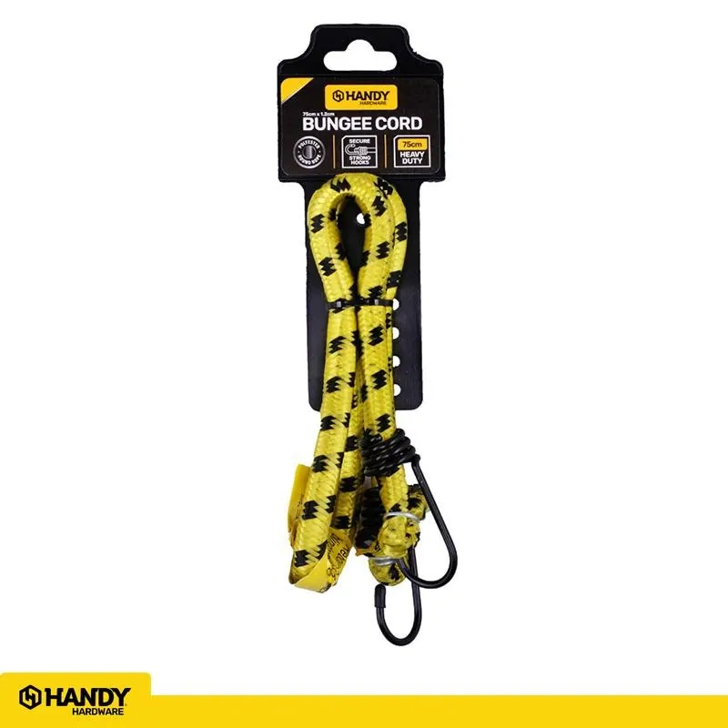 Bungee Cord Heavy Duty Yellow/Black 75cm (l) X 1.2cm (d) – image 4