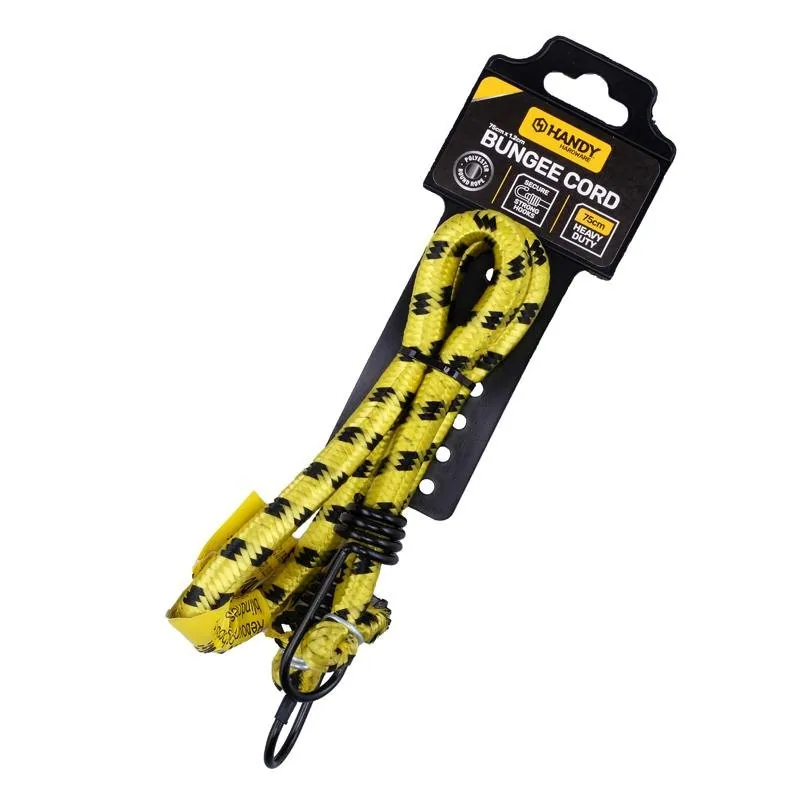 Bungee Cord Heavy Duty Yellow/Black 75cm (l) X 1.2cm (d) – image 3