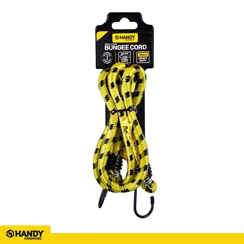 Bungee Cord Heavy Duty Yellow/Black 100cm (l) X 1.2cm (d) – image 4