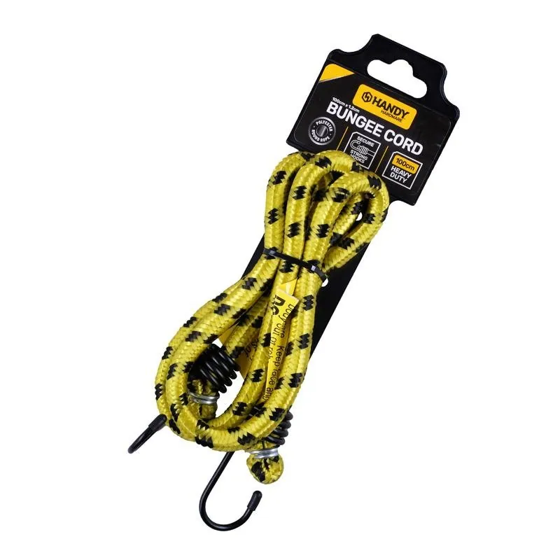 Bungee Cord Heavy Duty Yellow/Black 100cm (l) X 1.2cm (d) – image 3