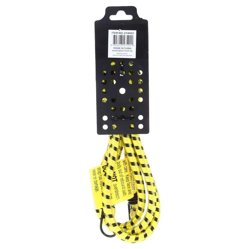 Bungee Cord Heavy Duty Yellow/Black 200cm (l) X 1.2cm (d) – image 3