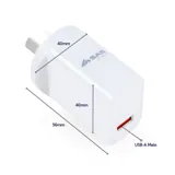 Charger 1-Port Usb-a 18W White (Compatible with iPhones and Android Devices) – image 1
