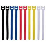 Cable Straps Hook & Loop Tie Assorted Colours 12mm X 200mm 10pc – image 2