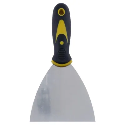 Scraper Black & Yellow Handle 100mm