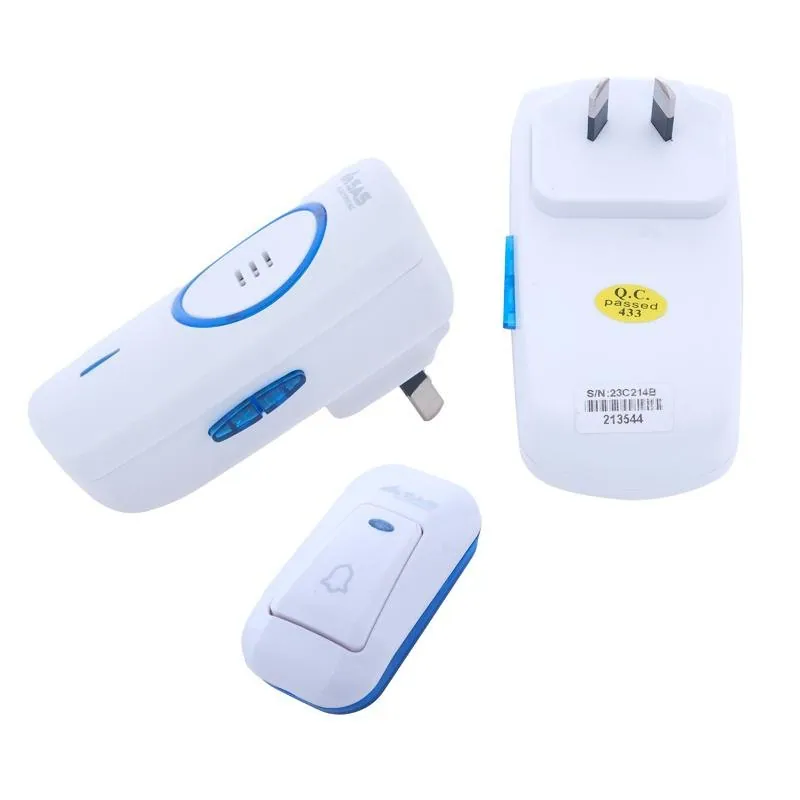 Wireless Doorbell with Two 240V Receiver Upto 120m Range & 45 Sound Options – image 2