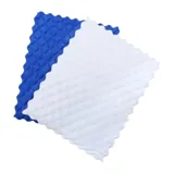 Sponge Core Microfibre Cloth 17cm X 20cm 2pk Blue & White – image 1