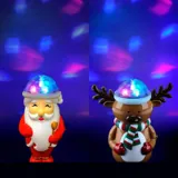 Christmas Projector Light Battery Operated Rotating Colours 14.5cm X 7.5cm X 15.5cm Santa & Reindeer Requires – image 2
