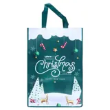 Gift Bag Reusable Christmas - Large 60cm X 40cm X 16cm 2 Assorted Designs – image 1