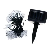 Christmas Fairy String Light Solar Star 50LED 6.5m Total Length Multi Colour 2 Functions – image 1