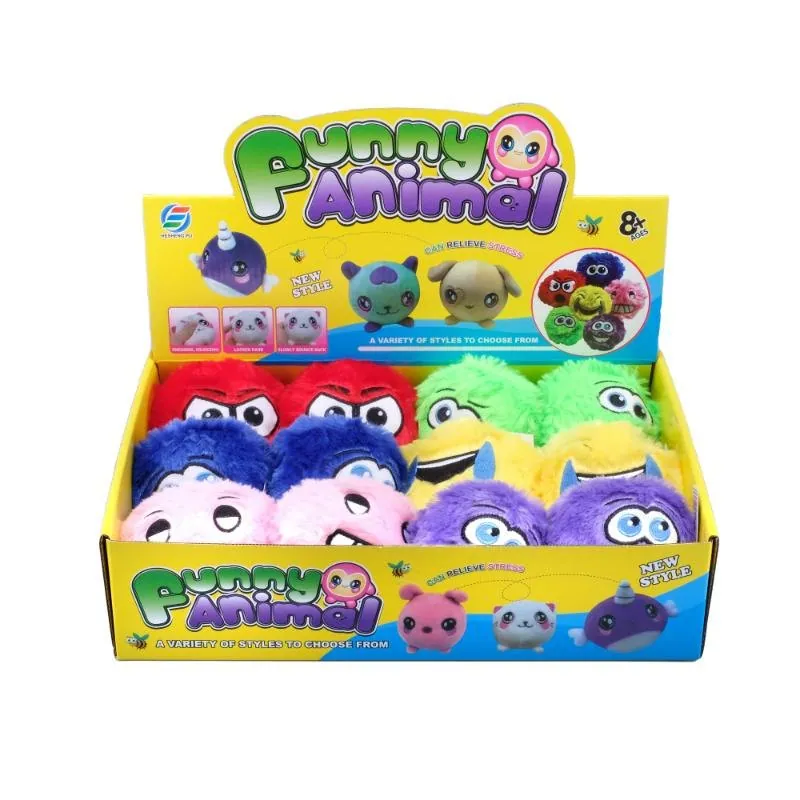 Squishy Squeeze - Plush Monster - Ø10cm - 6 Assorted - Memory Foam – image 4