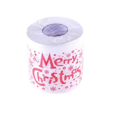 Toilet Paper Novelty Christmas 18m 10cm X 10cm 180 Sheets 2ply 4 Assorted Designs