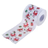 Toilet Paper Novelty Christmas 18m 10cm X 10cm 180 Sheets 2ply 4 Assorted Designs – image 2