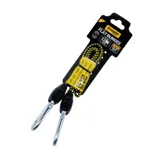 Bungee Cord Heavy Duty Flat with Carabiner Yellow 75cm (l) X 1.7cm (w) – image 3