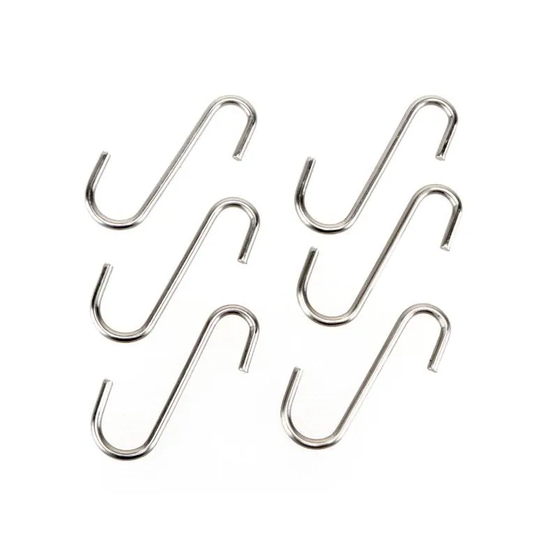 S Hook Stainless Steel Xxs 50mm X 20mm X 3mm 6pk – image 2