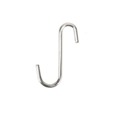 S Hook Stainless Steel 70mm X 30mm X 3mm (xs) 6pk