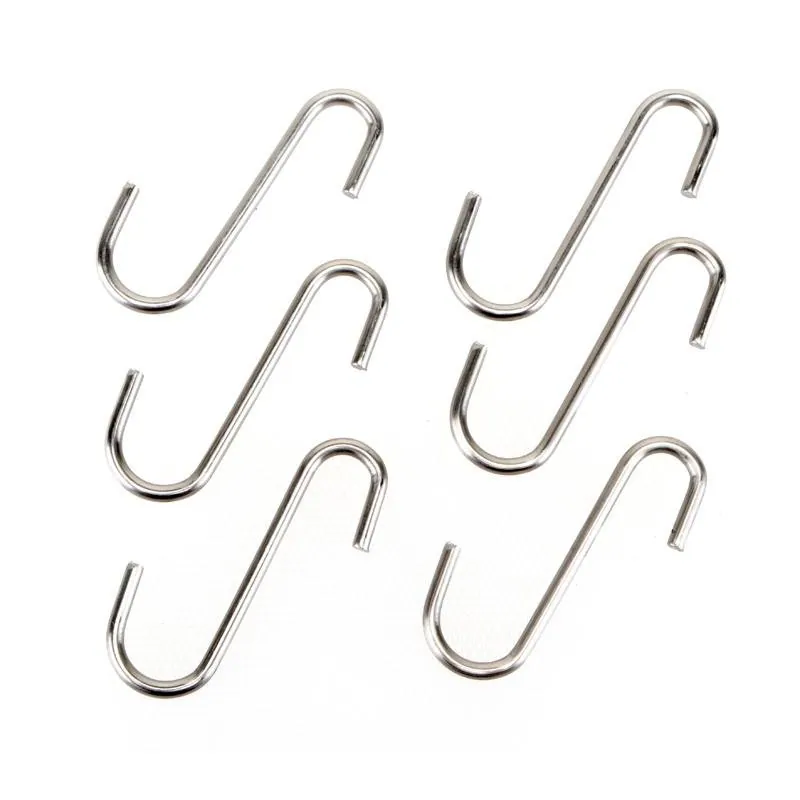 S Hook Stainless Steel 70mm X 30mm X 3mm (xs) 6pk – image 2