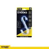 S Hook Zinc Plated Steel 95mm X 35mm X 4mm (s) 4pk – image 4
